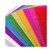 Feuilles de mousse EVA pailletées colorées, tailles personnalisées A4/A3, épaisseurs 2mm 3mm 4mm, service inclus