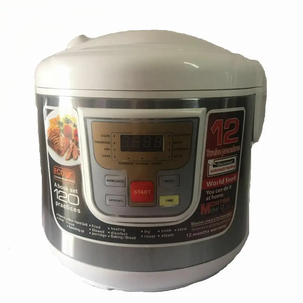 Russia Ukraine Hot-selling 1.8L(4L) 12 Cups Deluxe Type Cylinder shape Multifunction Computer Board Electric Rice Cooker