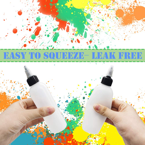 Factory Wholesale 100ml 150ml 200ml 250ml <b>Plastic</b> PET Hair Oil Nozzle Clear Squeeze Bottles With Twist <b>Caps</b> - Product Image 5