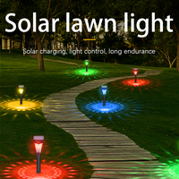 Lampes solaires LED RGB pour jardin, dispositif électronique ultrasonique, chasseur d'animaux sonique, dissuasion des taupes, serpents, oiseaux, souris, indice de protection IP65