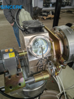 Chaîne de production de granulation et de recyclage de plastique PVC à refroidissement par air à découpe à chaud, avec moteur PLC 37kW 380V