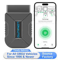 Escáner de Códigos LB03, Lector de Códigos de Motor OBD2, Escáner Bluetooth para Automóviles, Herramienta de Diagnóstico para Todos los Coches