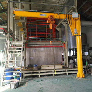 Cantilever JIB Arm <b>Crane</b> 1-10 Tons 360 Rotation Electric Remote Control Siemens/Schneider Motor Gear & Bearing for Plant Use - Product Image 1