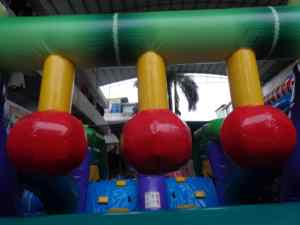 Comercial inflable Adventure Park Slide Bouncer Combo Panda Themed PVC carrera de obstáculos inflable para parques de trampolín - Product Image 6