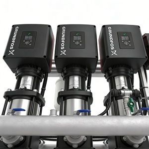 Grundfos Multi-E3 Variable Frequency <b>Pump</b> Set 1 In Flange Connection <b>Electric</b> Inverter Motor Clear <b>Water</b> Circulating <b>Pump</b> - Product Image 1