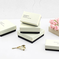 Boîte à tiroir en papier personnalisée, boîte cadeau rigide de luxe avec fermeture magnétique pour bijoux, bagues, colliers, bracelets, emballage de rangement