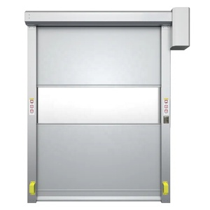 Porte à enroulement industrielle automatique à grande vitesse en <span class=keywords><strong>PVC</strong></span>, porte coulissante rapide en plastique pour entrepôt, personnalisable et économique - Product Image 1