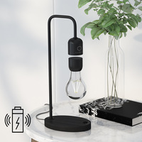 Lámpara de Mesa LED Magnética Levitante con Control Táctil, Decoración Creativa para el Hogar, Lámpara de Noche para Dormitorio