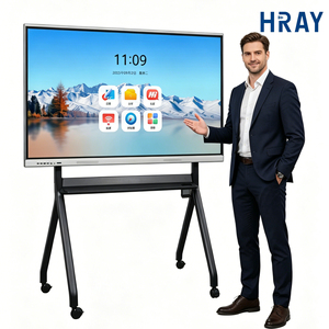 <span class=keywords><strong>Lavagna</strong></span> <span class=keywords><strong>Interattiva</strong></span> HRAY 4K UHD con Schermo Touch a Infrarossi per Ufficio, Aula, Conferenze e Insegnamento - Product Image 1