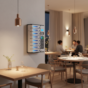 Station <span class=keywords><strong>de</strong></span> recharge mobile Y2 Power MIA 8 baies PD 20W avec clavier, casier intelligent en acier laminé à froid, armoire <span class=keywords><strong>de</strong></span> rangement et <span class=keywords><strong>de</strong></span> recharge pour téléphones - Product Image 4