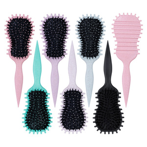 <b>Guitar</b> Stripe Styling Comb 27x8.8x4cm PP Wheat Straw Nylon Teeth For Hair - Product Image 2