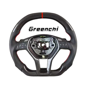 พวงมาลัยกีฬาคาร์บอนไฟเบอร์พร้อมด้ามจับสำหรับเมอร์เซเดส เบนซ์ เอส-คลาส W223 สำหรับ S63 และ ซี-คลาส |   OEM แบบกำหนดเอง - Product Image 3