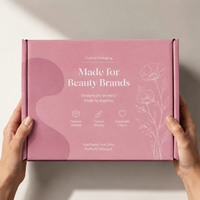 Caja de Envío de Cartón Corrugado Plegable para Cosméticos y Ropa, Ecológica, de Buena Calidad, con Logotipo Personalizado