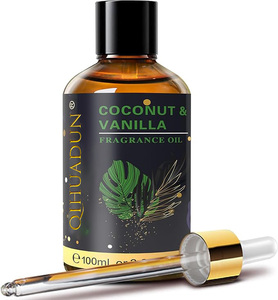 Huile parfumée concentrée noix de coco vanille en gros, personnalisée <span class=keywords><strong>pour</strong></span> <span class=keywords><strong>la</strong></span> fabrication de parfums, de lessives, de bougies et de savons – Usine chinoise - Product Image 1