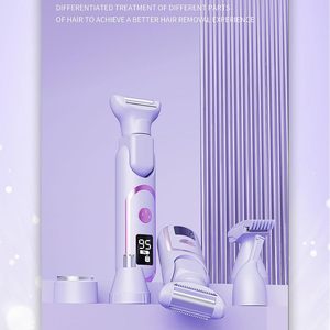 Rasoio Elettrico per Bikini 2026, Impermeabile IPX7, Ricaricabile, Trimmer per Peli Pubici e del Corpo, Rasoio Elettrico per Gambe e Peli Corporei - Product Image 5