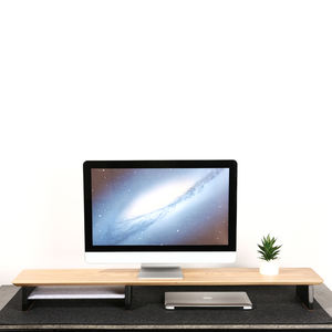 مكتب مراقبة الرفوف مكتب الناهض ، مع كمبيوتر ومكتب مع درج اختياري - Product Image 2