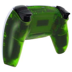 EXtremeRate Plastic Translution Green Replacement Back Housing Shell <b>Controller</b> Cases for PS5 Gamepad - Product Image 4