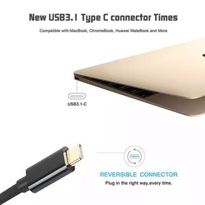 4K 30Hz 1.8m USB C 3.1 vers <span class=keywords><strong>HDMI</strong></span> Câble Type C Mâle vers <span class=keywords><strong>HDMI</strong></span> Mâle Câble Adaptateur pour Nouveau <span class=keywords><strong>Macbook</strong></span> <span class=keywords><strong>Pro</strong></span> jusqu'au Plaqué Or - Product Image 5