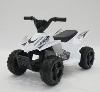 Quad électrique pour enfants à 4 roues, jouet pour tout-petits, garçons et filles, avec pneus à crampons, rouge, blanc, rose