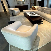 Fauteuil chambre à coucher salle à manger canapé d'hôtel usine canapé simple luxe nordique balcon salon relax canapé accent chaise ensemble pour la maison
