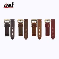 Usine nouveau Style multi taille veau huileux huileux peau de vache accessoires manchette en cuir bracelets de montre pour montres à la mode