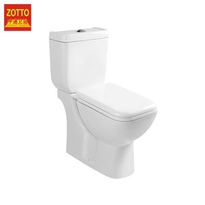 Toilette in Ceramica a Due Pezzi Economica con Design Allungato e Risparmio Idrico per Africa e Sri Lanka - Product Image 1