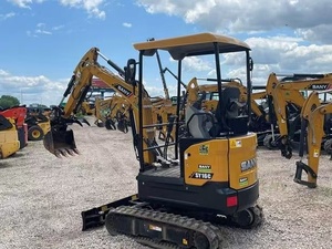 Mini-excavatrice Sany de 1,87 tonne de poids opérationnel avec godet de creusement d'une capacité de 0,04 m³, équipement de construction d'occasion - Product Image 2