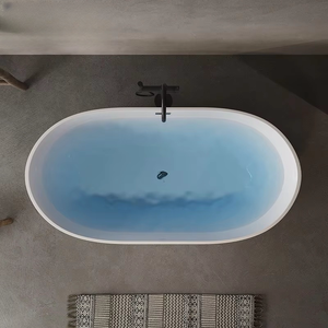 <span class=keywords><strong>Baignoire</strong></span> autoportante ovale de style japonais moderne, sans joint, <span class=keywords><strong>baignoire</strong></span> de trempage complète pour la maison ou l'hôtel, choix des célébrités en ligne - Product Image 3