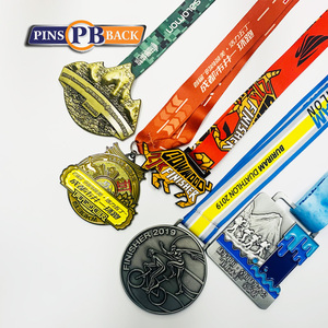 Medaglia personalizzata per il Trekking medaglietta personalizzata con Design personale con nastro da un lato medaglia 3D - Product Image 6