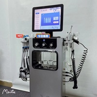 14 en 1 Hydra oxygène Jet peel Dermabrasion machine Hydro diamant équipement professionnel hydra spa analyseur de nettoyage du visage