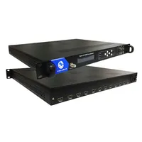 Digital TV Headend H.264 Video 12 Saluran HD untuk RF Dvbt ISDB ATSC DVB-C Encoder Modulator COL5011H