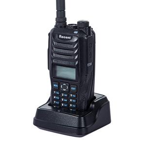 Nouvelle radio bidirectionnelle portable double bande 10W VHF UHF 136-174 400-470MHz FM RS-589 pour communication extérieure - Product Image 1