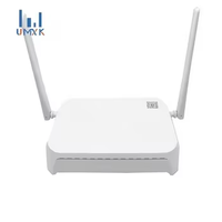 Router GPON 4GE Wifi 6 Dual Band 2.4G/5G XPON H3-1S dengan Antena 5dBi, Modem ONU Wifi 6