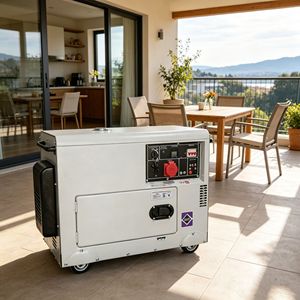 เครื่องกำเนิดไฟฟ้าแบบมีล้อ 20KW 4 จังหวะ สตาร์ทอัตโนมัติ/สตาร์ทดึงมือ 50Hz เงียบพิเศษ สำหรับบ้านและโรงงาน ขายดี - Product Image 2