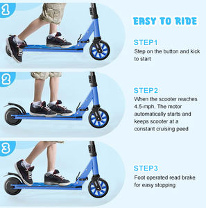 Sécurité 4.5 Mph Scooter électrique pour enfants 3 + Age Auto Kick Start Motor Training E-Scooter pour enfants - Product Image 6