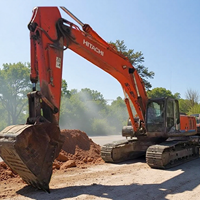Excavatrice hydraulique Hitachi ZX350 5G d'occasion pas chère, machine d'occasion d'origine japonaise pour l'exploitation minière