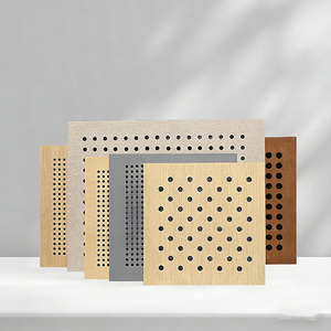 Pannello in Legno Perforato con Fori Circolari HJ Wholesale <span class=keywords><strong>per</strong></span> Insonorizzazione di Auditorium, Appartamenti, Magazzini, Sale Musicali e Sale Pianoforte - Product Image 1