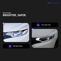 Ensemble de phares à lentille de projecteur LED pour Honda Fit, feux de jour LED, clignotants LED, plug and play, pièces de rechange automobiles, feux avant DRL