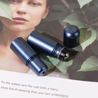Bouteille à rouleau en aluminium 2 en 1 unique Bouteille à rouleau de parfum blanc de haute qualité Bouteilles d'inhalateur de 2.8ml