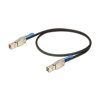 Kabel Server Data Eksternal Mini SAS HD 4x SFF-8644 ke Mini SAS High Density HD SFF-8644 untuk RAID
