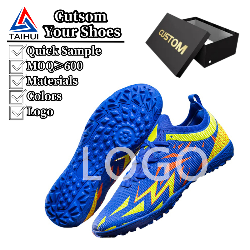 Children Teenagers Soccer Cleats Synthetic Upper