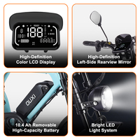 V20mini V8mini OUXI Vélo électrique 250W 750W 1000W Vélo électrique Mini Fatbike Entrepôt UE Allemagne