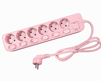 Multiprise coréenne homologuée KC, 5 prises CA 16A 220-250V, en cuivre, avec câble de 1,8m pour usage hospitalier
