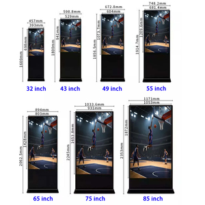 จอแสดงผลดิจิตอลแบบตั้งพื้นขนาด 43/49/55/65 นิ้ว สำหรับ<span class=keywords><strong>โฆษณา</strong></span> ป้ายดิจิตอล จอแสดงผล<span class=keywords><strong>โฆษณา</strong></span>แนวตั้งสำหรับร้านอาหารฟาสต์ฟู้ด เหมาะสำหรับเมืองอัจฉริยะ - Product Image 4