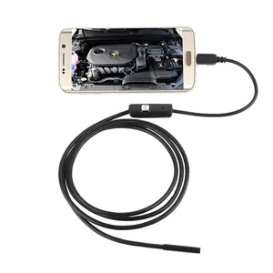 6个发光二极管1m电缆IP67防水工业内窥镜7毫米安卓检查内窥镜蛇摄像机