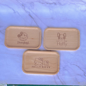 Bandeja Cuadrada de Madera de Haya de 18-18.9 cm, Color Sólido, Estilo Simple, Accesorio para Fotografía de Alimentos, Logotipo Personalizable, Regalo para Adultos - Product Image 5