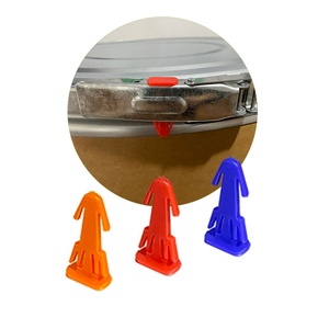 Attaches à boucle en plastique vert CH 3,5 cm - Fermoirs de verrouillage sécurisés pour brides industrielles et fûts en carton - Product Image 5