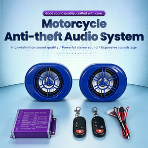 Yüksek kaliteli motosiklet aksesuarları manuel mp3 çalar çalar hoparlörler ile - Product Image 2