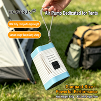 Pompe à air électrique portable brevetée pour un gonflage et un dégonflage rapides ; Convient aux tentes de camping et aux matelas pneumatiques.