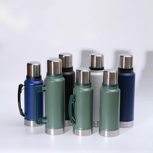 Venta al por Mayor de Termos de Acero Inoxidable para Exteriores, Botellas de Agua Aisladas para Viaje, Doble Pared, Herméticas, Mantienen la Temperatura de 6 a 12 Horas - Product Image 1